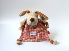 Sigikid Hund Fips kariert 40416 mit Halstuch Schmusetuch Kuscheltuch (T233)