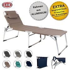 XXL Aluminium Gartenliege
