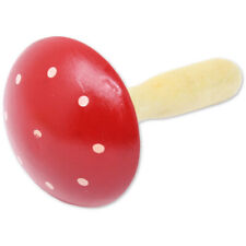 Stopfpilz aus Holz im Fliegenpilz Design Nähhilfe bei Sockenlöchern und als Deko