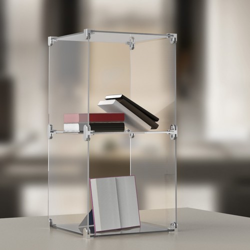 Klar acryl display - display, würfel