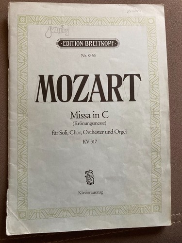 Mozart edition breitkopf 8453 - mozart, #8453