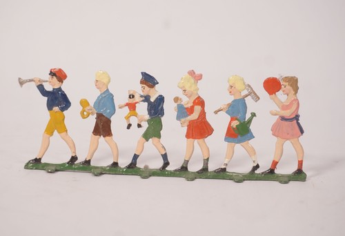 Antike zinnfiguren kinder - zinnfiguren,
