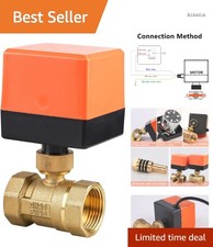 2 Wege Zonenventil Kugelventil Motorsteuerung AC 230V Messing Heizungsventil