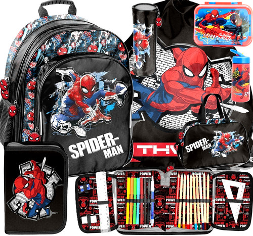 Spiderman schulranzen set - spiderman,