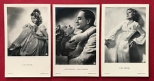 3 x UfA Schauspieler Foto AK