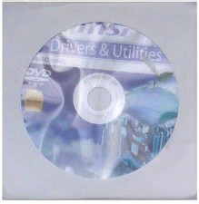 original MSI Mainboard Treiber CD DVD P67A-GD55 Â°15 Windows 7 Vista Win XP