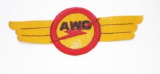 Alter Awo Aufnäher Emblem XL Motorrad Kutten patch DDR Oldtimer 