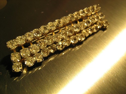 Strass zitter brosche - strass,