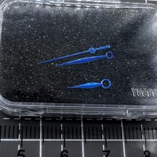 Blau 3 Zeiger Uhr Hände Set