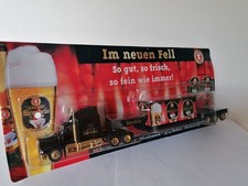Bärenbräu Herborn mini Werbetruck, Peterbilt Hauber TL lang mit Container 1:87