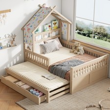 Holzbett Funktionsbett