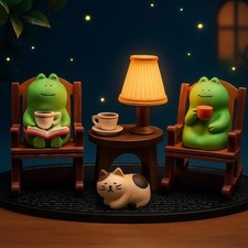 Süßer frosch schaukelstuhl - süßer,
