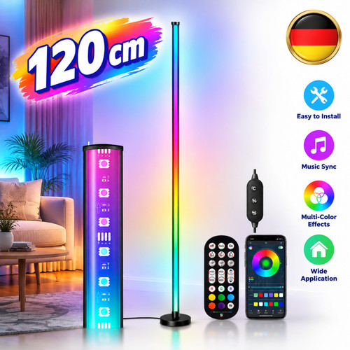 Led stehlampe 120cm - led,