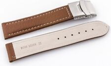 Uhrenarmband Kalbsleder Faltschließe 24mm 22mm 20mm 18mm Verschiedene Farbe NEU