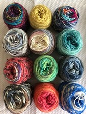 Sockenwollreste , Opal, Lana Gross,Online etc.,4 fädig , Paket 1 , 143  Gramm