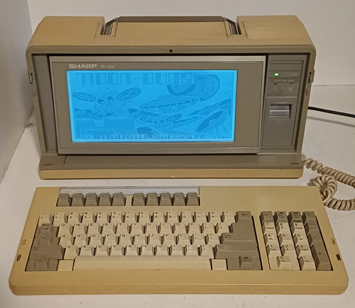 Sharp 7000 laptop computer - sharp, pc-7000