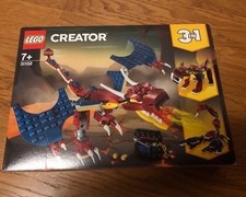 Lego creator 3in1 feuerdrache - lego,