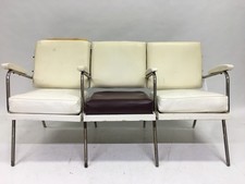 3-sitzige Bauhaus Sitzbank 1930 | Stil Thonet Breuer Mies van der Rohe Mart Stam
