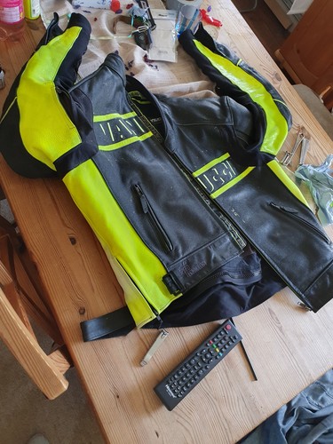 Vanucci leder motorrad jacke - leder,