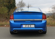 FOX Sportauspuffanlage Opel Vectra C, Bj. 2006-2008, Endrohr 142x78mm re/li