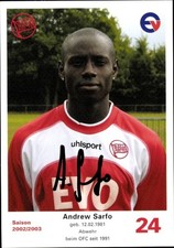 Autogrammkarte Andrew Sarfo, OFC Kickers Offenbach, Portrait,... - 11352636