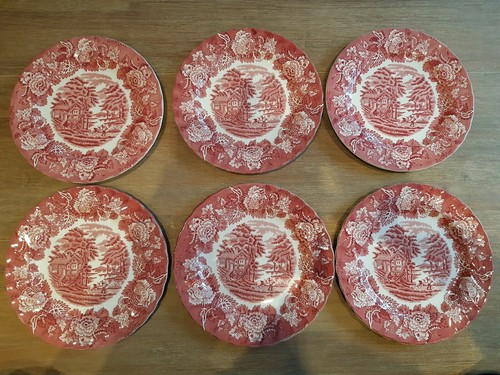 Wood sons kleine teller rot - &,