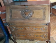 Edler Sekretär aus rustikalem Eichenholz - 1m breit (bitte Beschreibung lesen!)