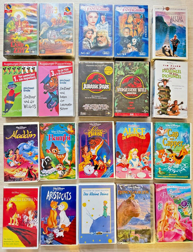 22x vhs kassetten - kassetten, kinder