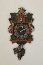 1818/24 Alter Anhänger Zinn Zinnanhänger Kuckucksuhr