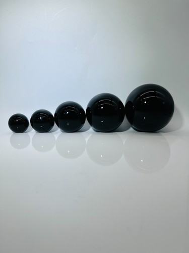 Schwarze obsidian kugel aaa - kugel,