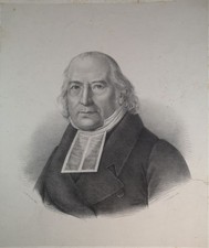 Lithographie um 1860. Portrait Johannes Geibel. 1850. C. Zeidler (Lith.):