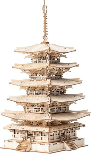Robotime holzpuzzle pagode - robotime,