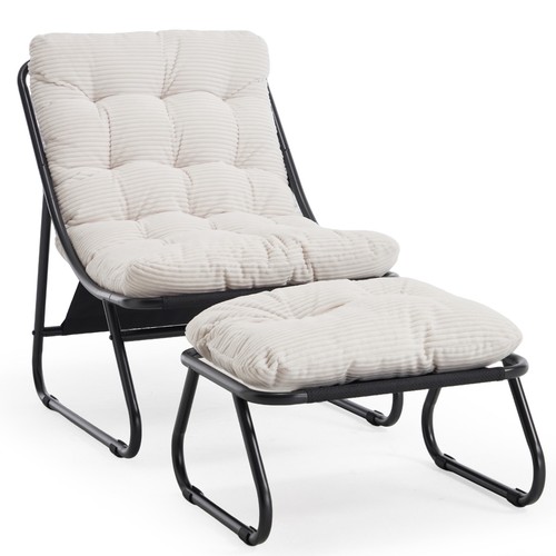 Loungesessel mit ottoman - loungesessel,