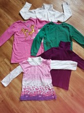 H&M USW. 5X WINTER PULLOVER GR.122 128 1X THERMO LEGGING KINDER MÄDCHEN BAMBI