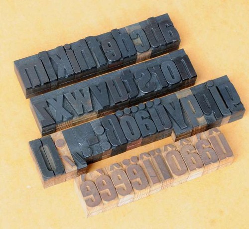 Holzbuchstaben 36 mm - a-z,