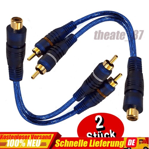 Stück cinch kabel y - stück, y-kabel