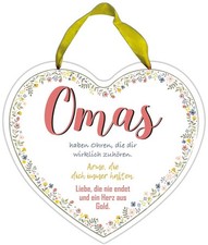 Herz-Blechschild Omas haben