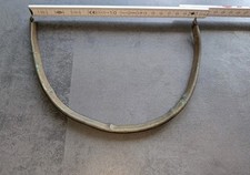 große Helmschiene Vorderschirm einer Pickelhaube Helm Messing