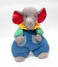 SIGIKID Elefant Circus grün blau rot Stofftier 43310 Zirkus RAR