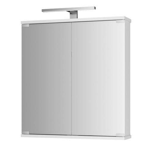 Spiegelschrank weiß - weiß,