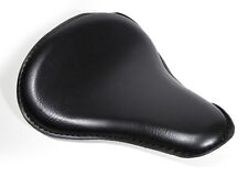 Solo Sitz Schwarz Plain Big Classic Custom Extra flach Chopper Universal