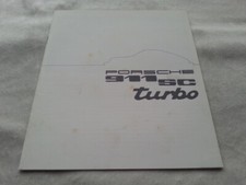 32A 366 1970er Porsche 911 911SC 911 turbo Prospekt Brochure japanisch