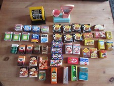 Vintage Kasse und Waage mit Zubehör 46Schachteln f. Kaufmannsladen Kaufladen