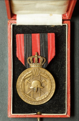 Feuerwehr abzeichen etui - abzeichen, im