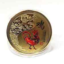 Chinesische Sternzeichen-Münze Jahr des Hahn 2017