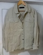 Only Cordjacke beige Gr. M 100% Baumwolle