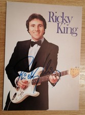  Autogramm Ricky King, Deutscher Gitarrist