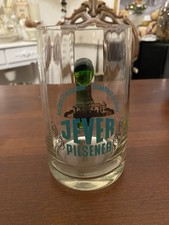 Jever  Pilsener Bierglas mit grünem Griff - Rastal - Krug - Humpen - Bier  0.4l