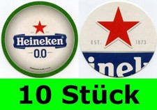 10 Stück Bierdeckel Heineken