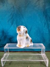 antiker sitzender Porzellan-Hund als Mops? 30er Jahre? ohne Marke